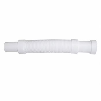 Preview: McAlpine Weißer Flex-Abwasserschlauch 40 mm ausziehbar mit LGA-Zulassung für den Sanitärbereich
